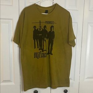 Buzzcocks Graphic Olive Green T-Shirt